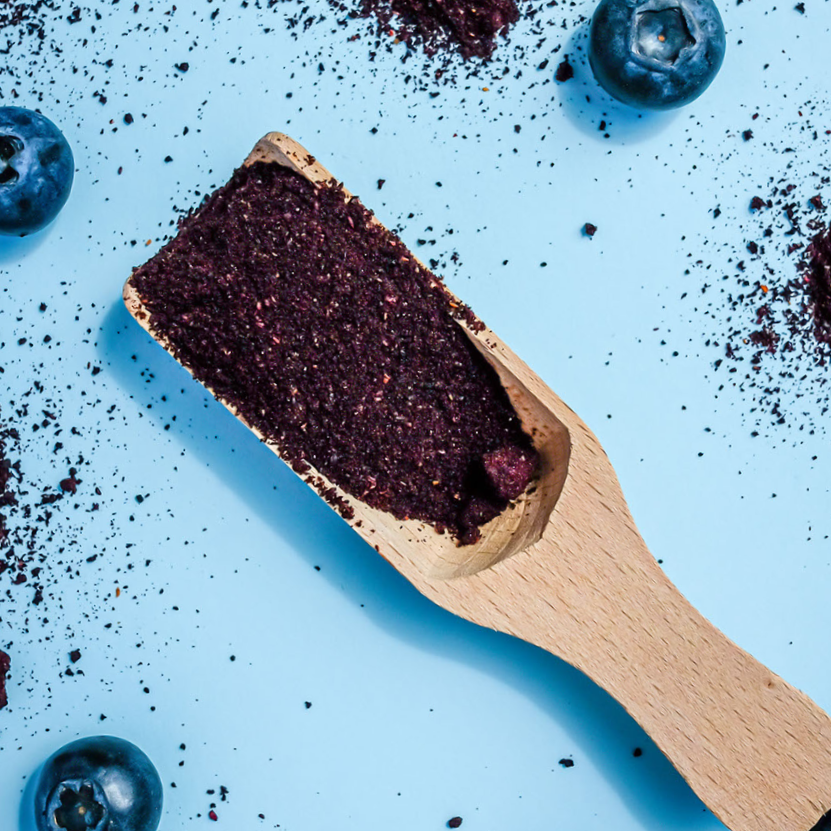 Organic Blueberry powder.